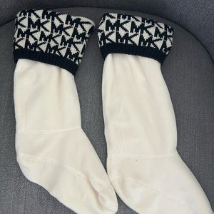 Michael kors boot socks size s/m